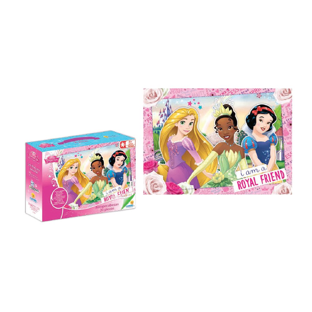 rompecabezas x 20 pzas princesas 10