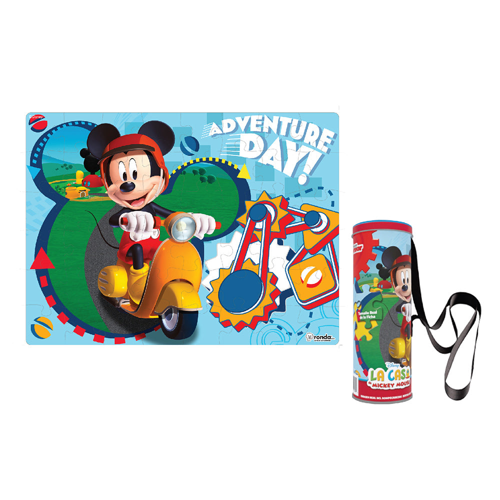 rompecabezas x 48 pzas lata cargadera mickey clubhouse