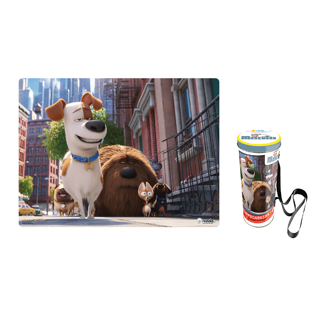 rompecabezas x 48 pzas lata cargadera pets