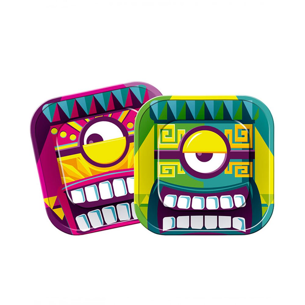 platos cuadrados  mvf minion made x 8 unds