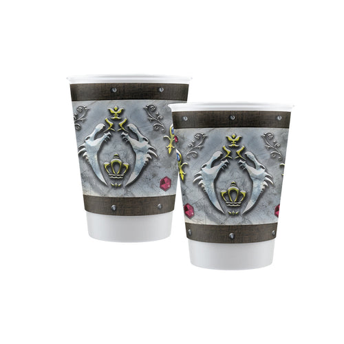 vasos medieval x 8 unds