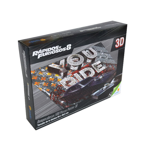rompecabezas x 500 pzas poster 3d fyf8 americana motor