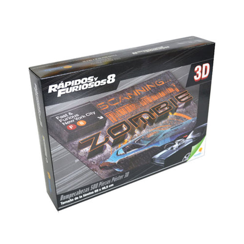 rompecabezas x 500 pzas poster 3d fyf8 linear detective