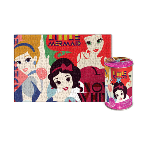 rompecabezas x 250 pzas lata princesas