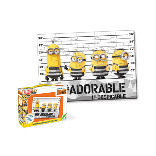 rompecabezas x 20 pzas minions 3