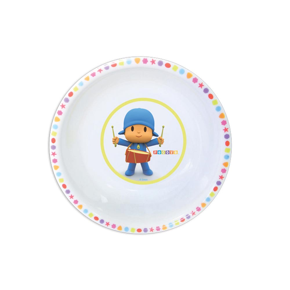 plato hondo melamina pocoyo