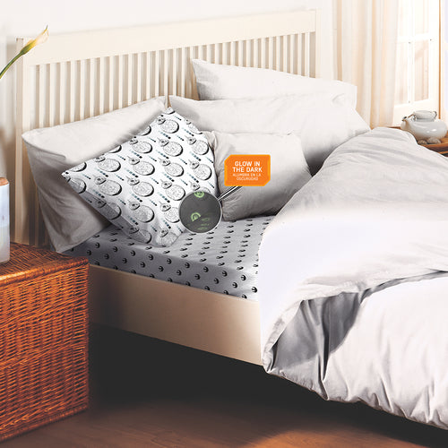 juego de sabanas magic bb8 negro brilla en la oscuridad