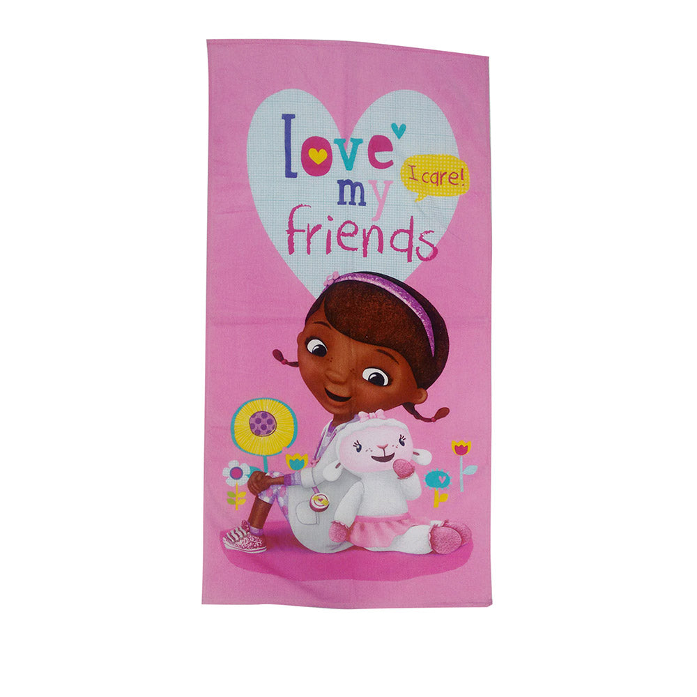 toalla magic   doctora juguetes  love my friends nina