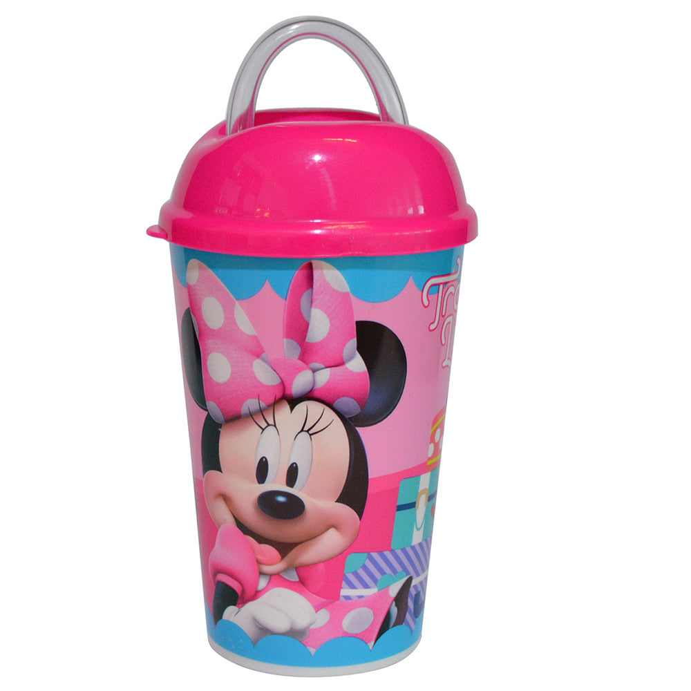 vaso redondo 9oz   tapa y pitillo   minnie