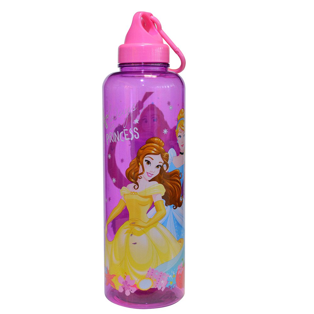 caramanola cilindrica 24oz tapa mosqueton  princesas