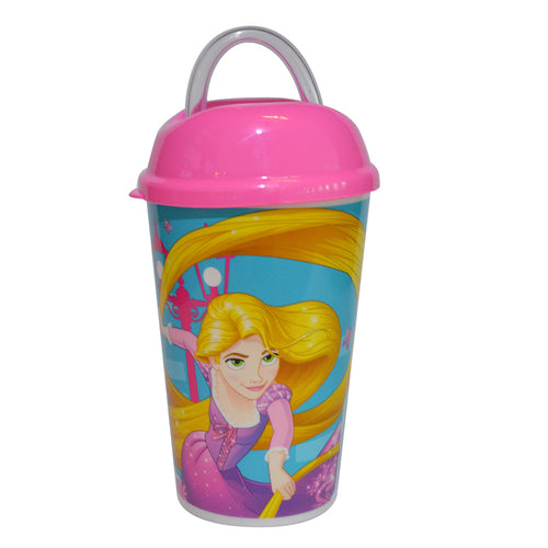 vaso redondo 9oz   tapa y pitillo   princesas