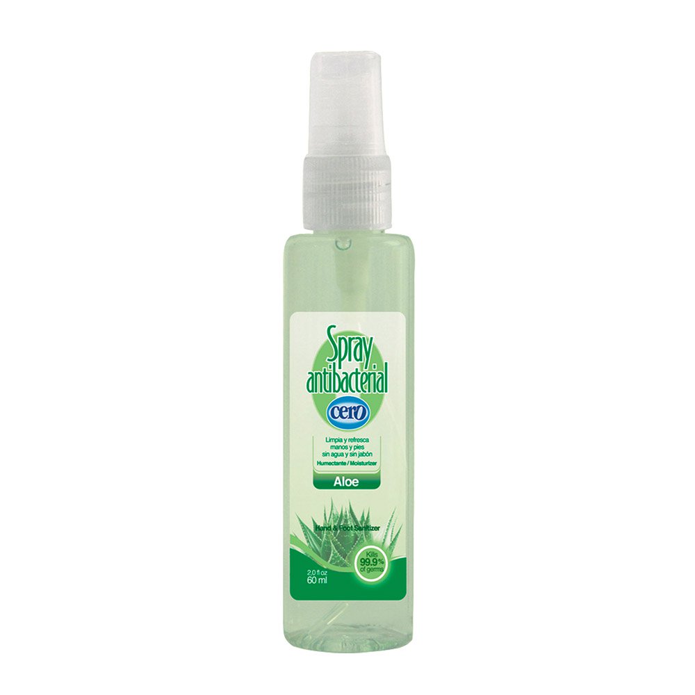 spray antibacterial aloe vera cero 60ml