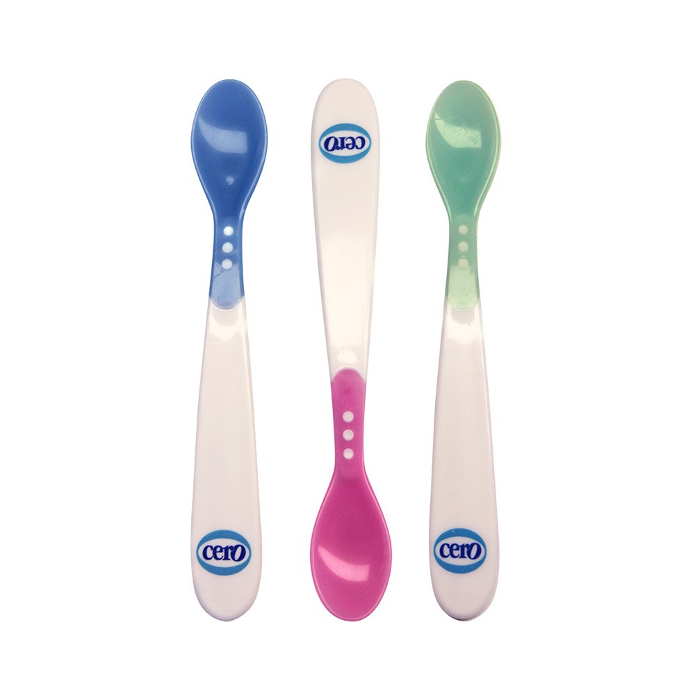 cucharas termosensibles cero 3 unidades de colores