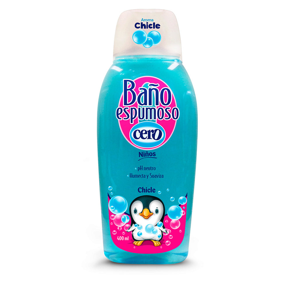 bano espumoso chicle cero 400ml