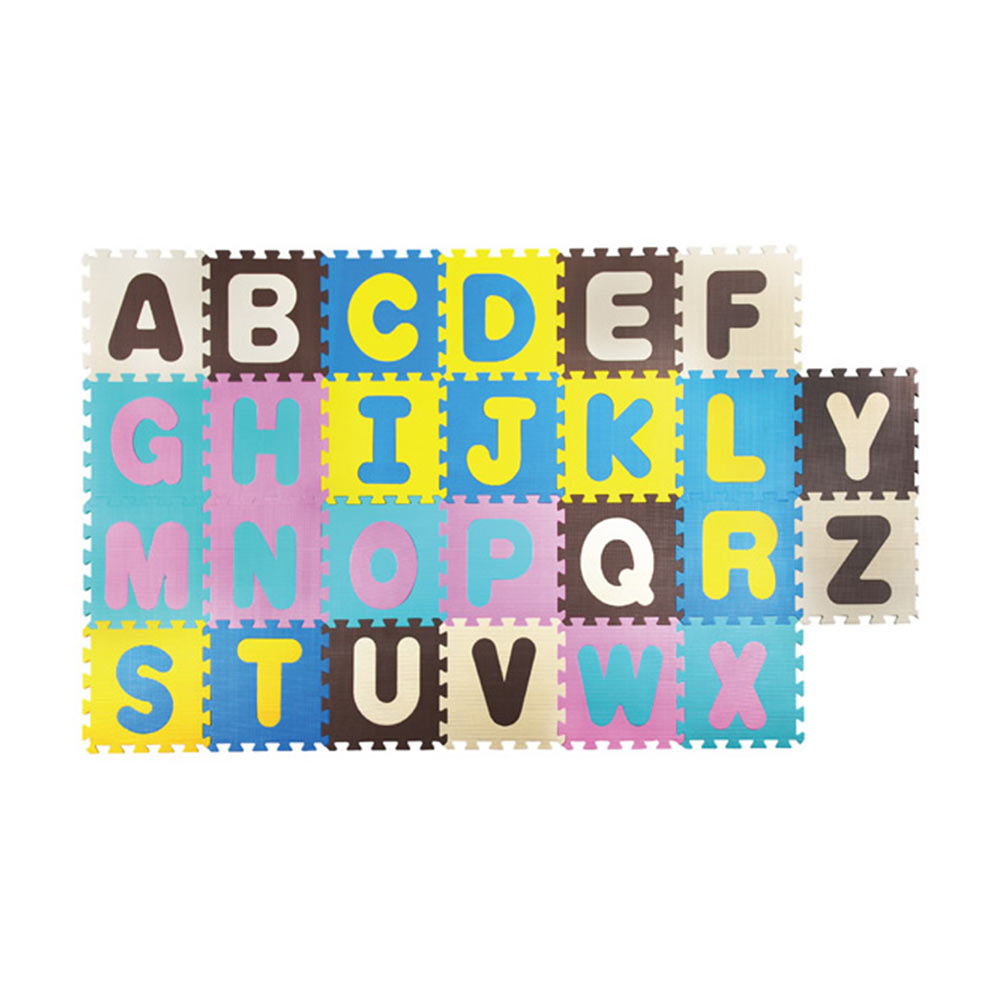 tapete de foami abecedario 26 piezas