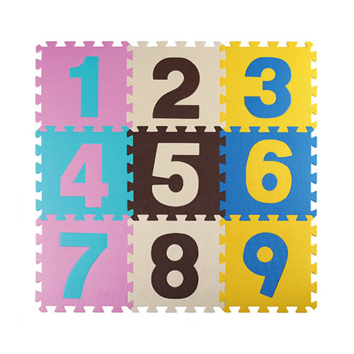 tapete de foami numeros mod 2  9 piezas