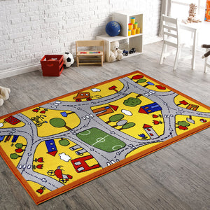 alfombra child rug fondo amarillo