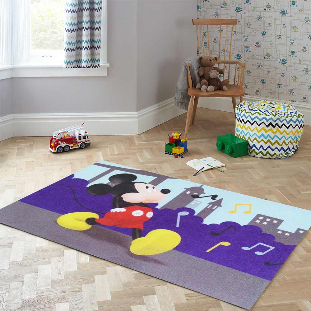 alfombra infantil mickey 42 x 67 cm diseno 3 horizontal