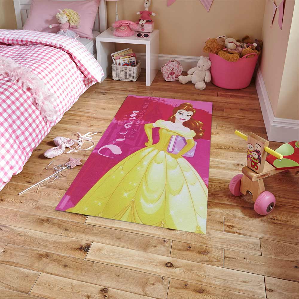 alfombra infantil princesas 42 x 67 cm diseno 2 vertical