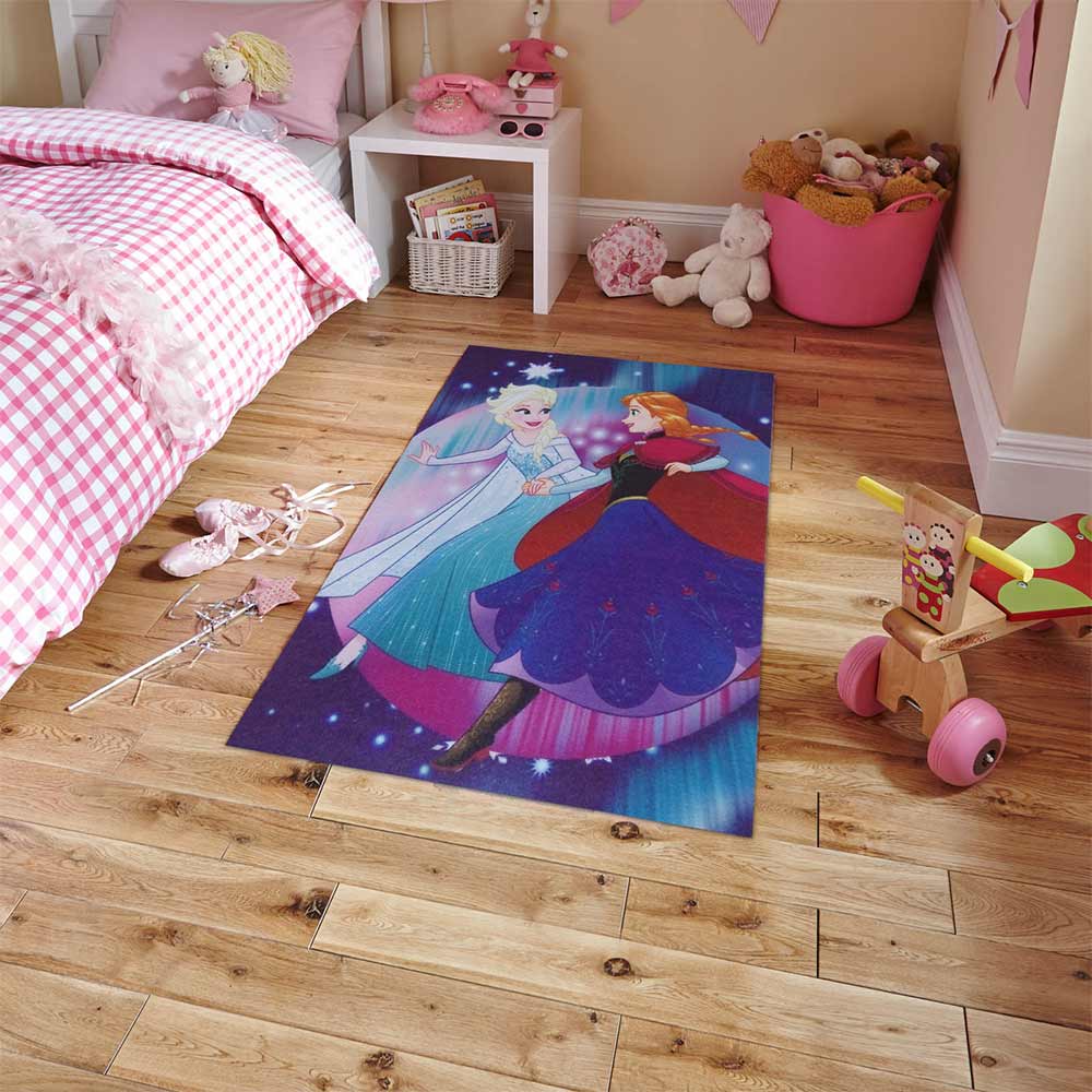 alfombra infantil frozen 42 x 67 cm diseno 1 vertical