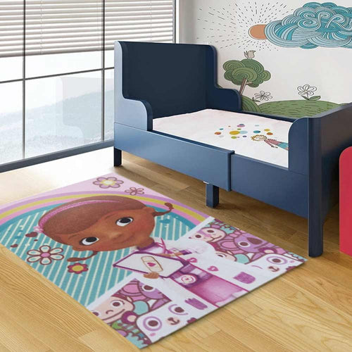 alfombra infantil doctora juguetes 42 x 67 cm diseno 2 vertical