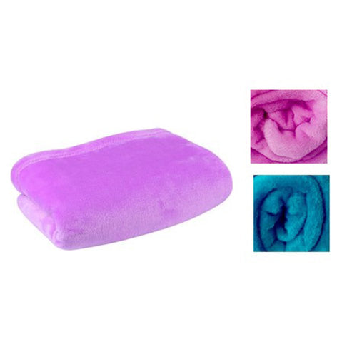 frazada coral fleece baby 70x130 aguamarina