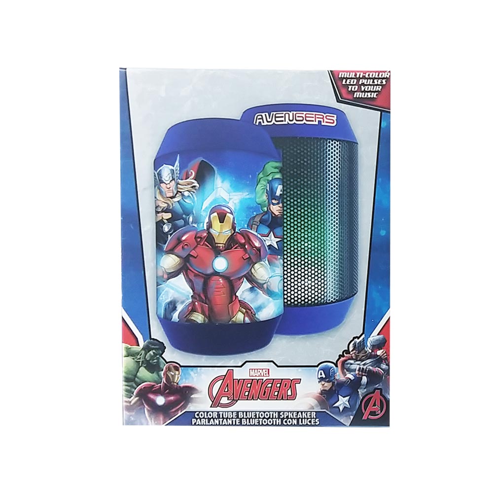 parlante bluetooth con luces nino avengers