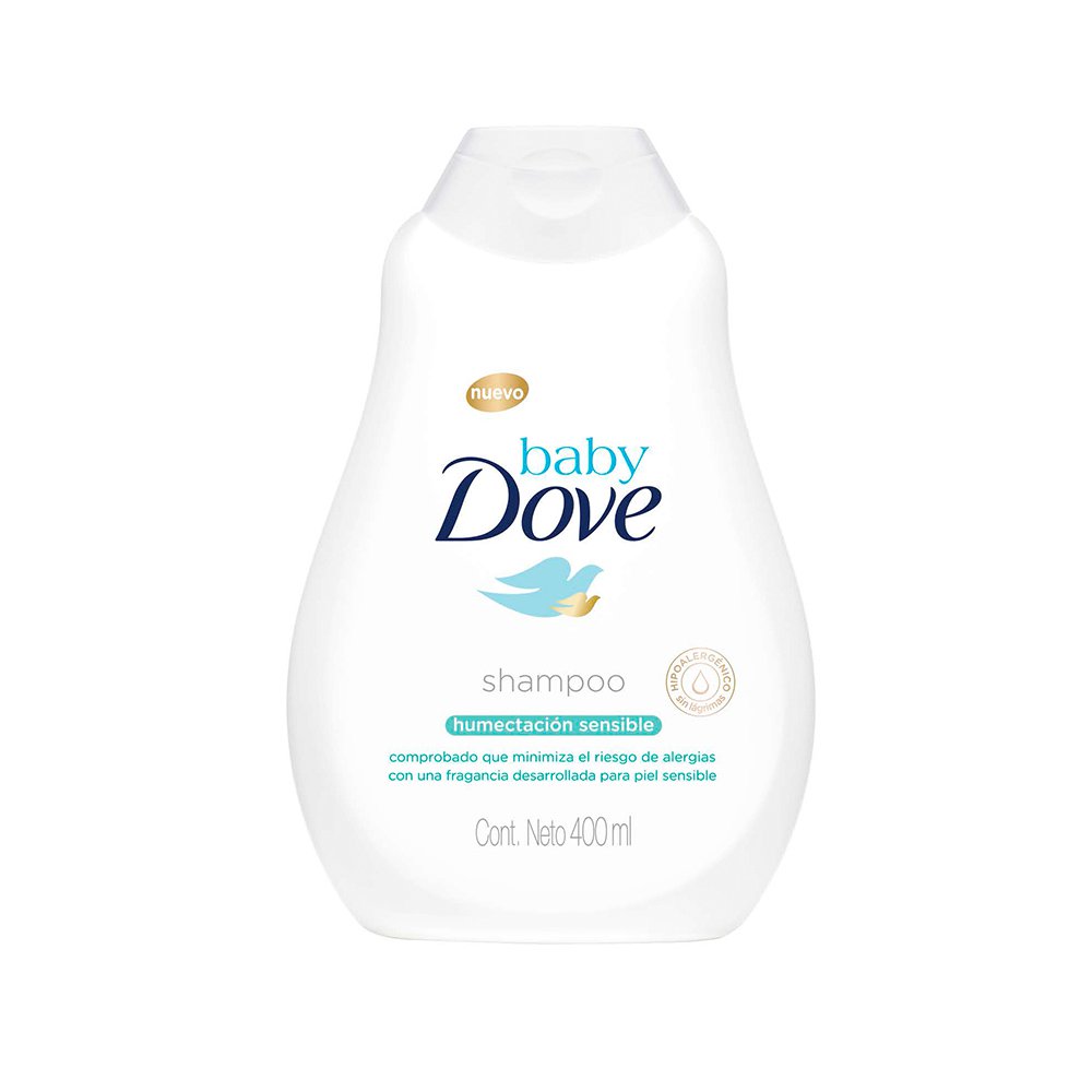 dove baby shampoo humectacion sensible 400ml