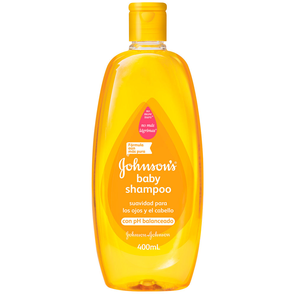 johnson s baby shampoo suavidad para los ojos y el cabello 400 ml