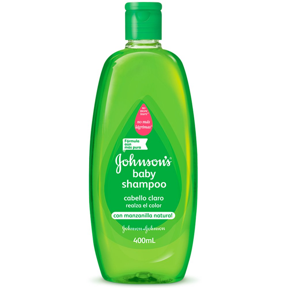 johnson s baby shampoo de manzanilla para cabello claro 400 ml
