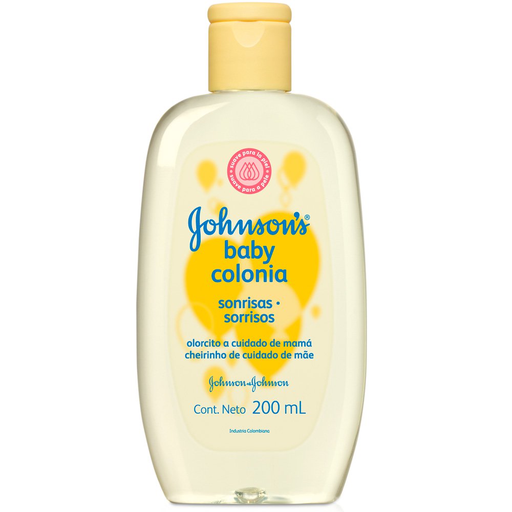 johnson s baby colonia para bebes sonrisas 200 ml