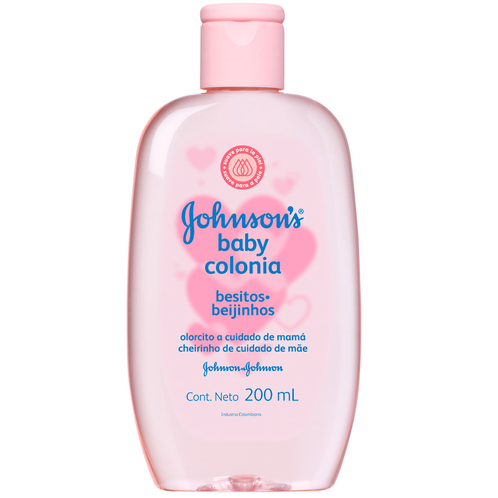 johnson s baby colonia para bebes besitos 200 ml