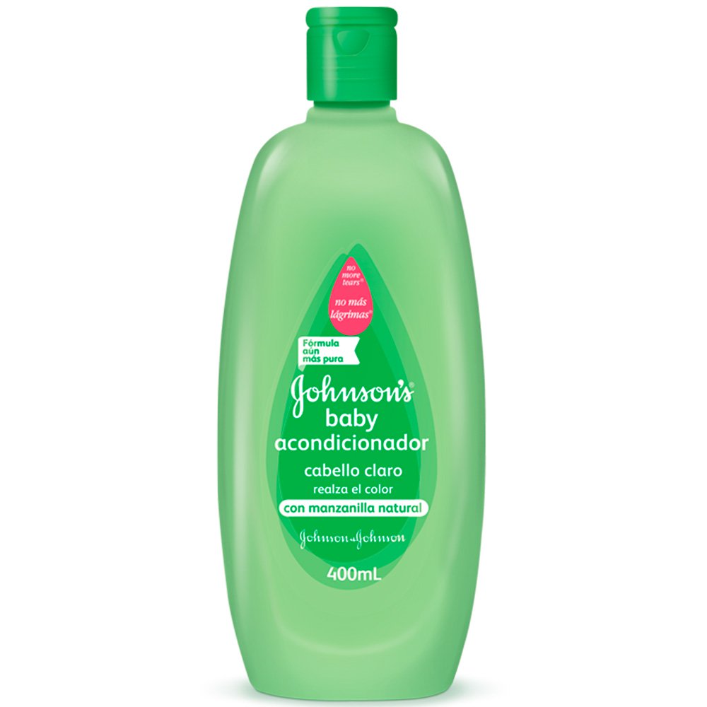 johnson s baby acondicionador de manzanilla para cabello claro x 400 ml