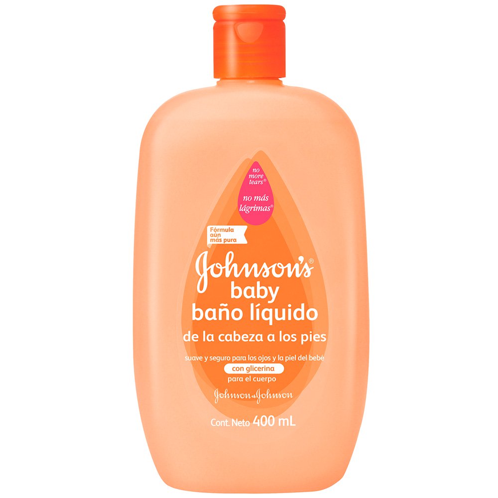 johnson s baby bano liquido de la cabeza a los pies 400 ml