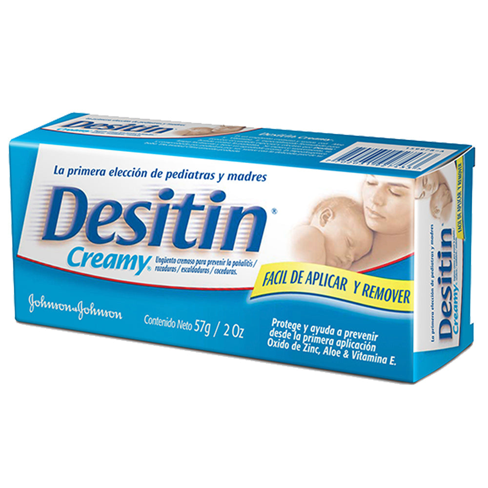 johnson s baby desitin creamy 57 g
