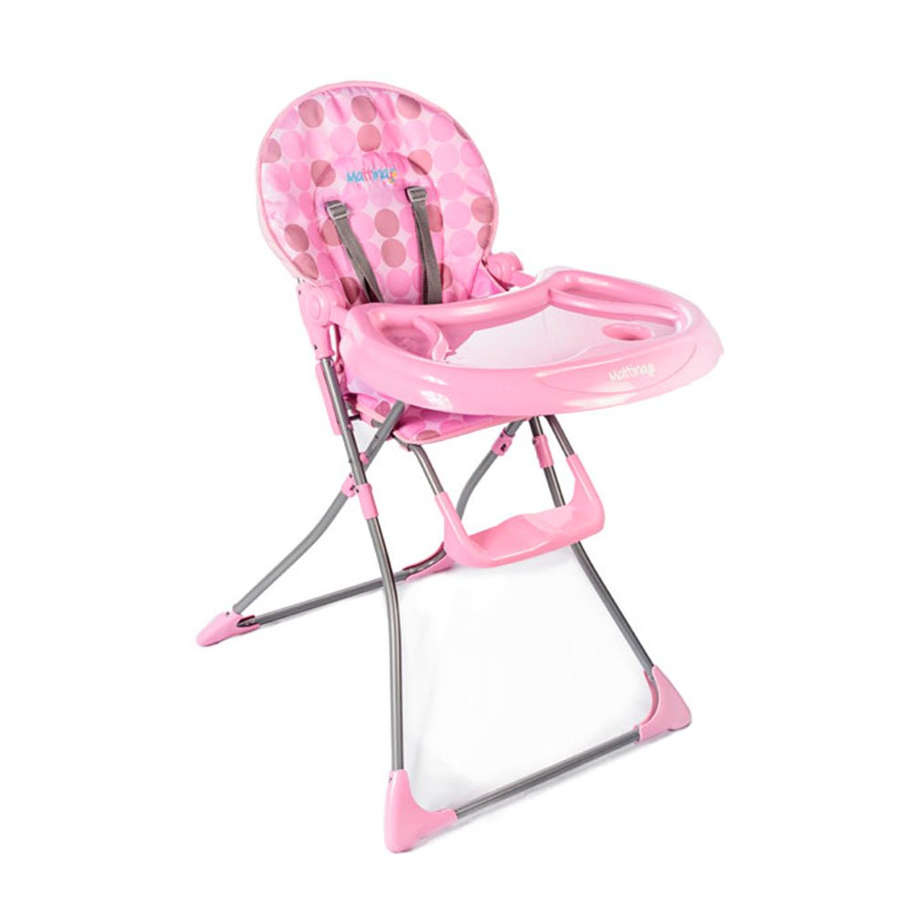 silla para comer mattina rosa