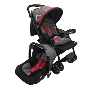 coche travel system braviar evezo rojo