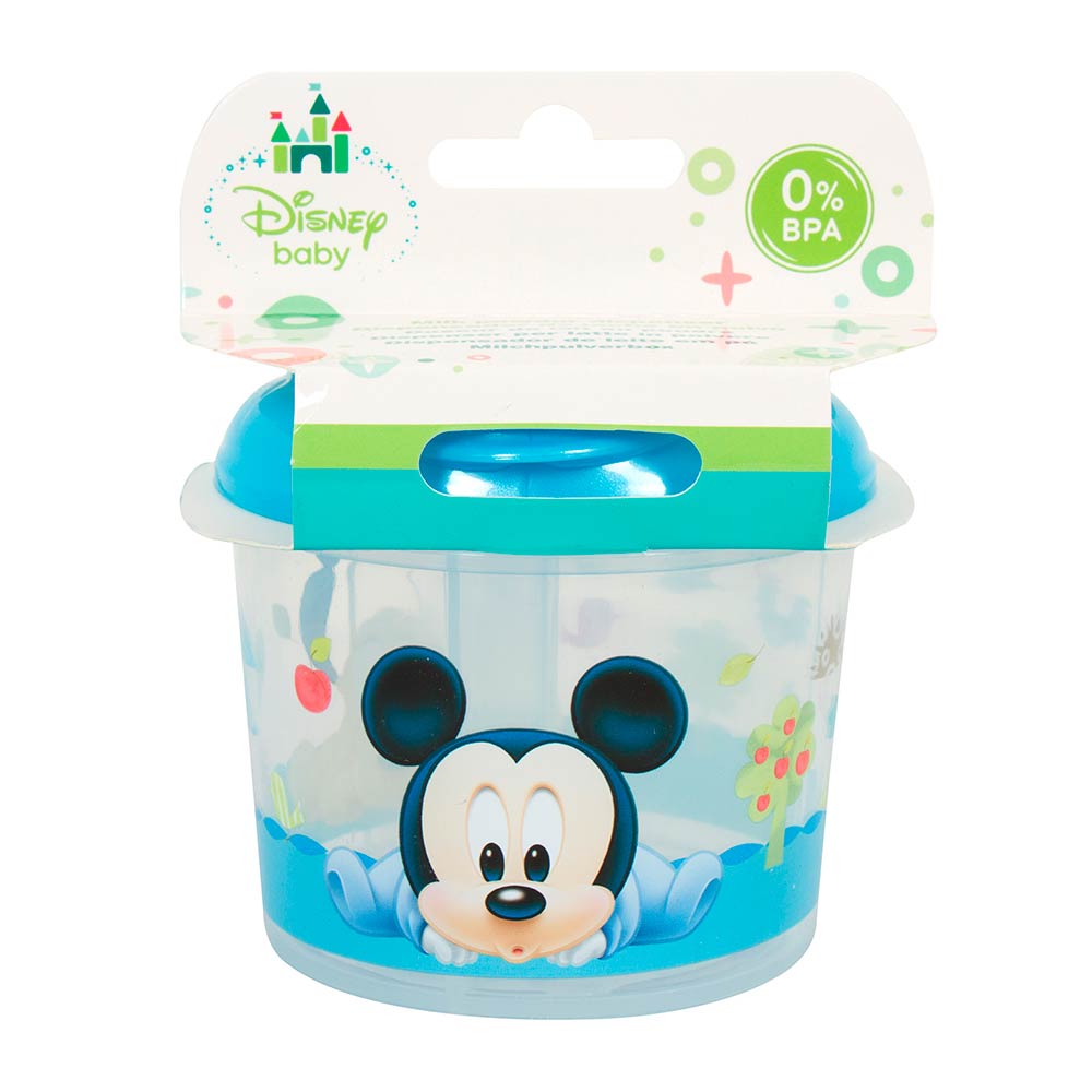 contenedor de leche mickey