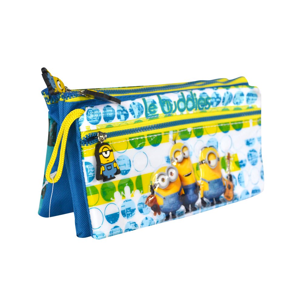 cartuchera triple lona pets max y duke