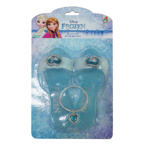 set de belleza frozen con 3 piezas  zapatillas con pulsera