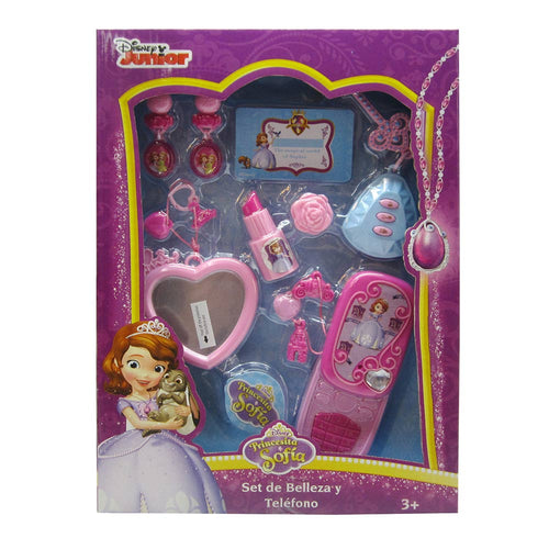 mi primer set de belleza princesita sofia con 9 piezas  baterias incluidas