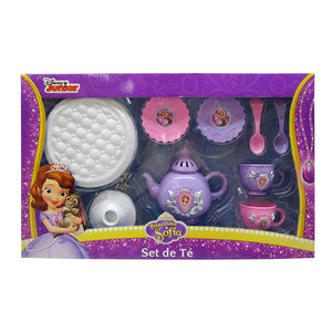 set de te princesita sofia con 10 piezas