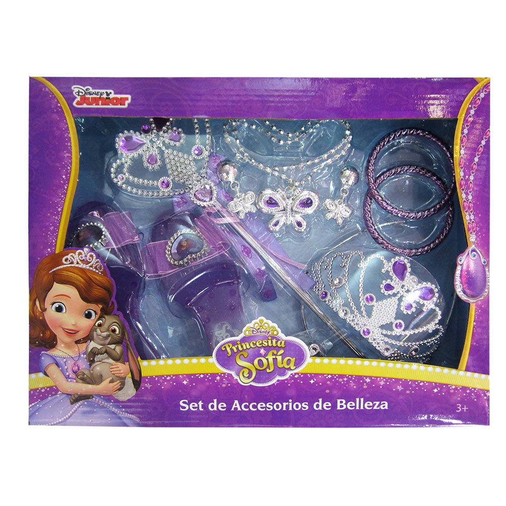 mi primer set de belleza princesita sofia con 10 piezas