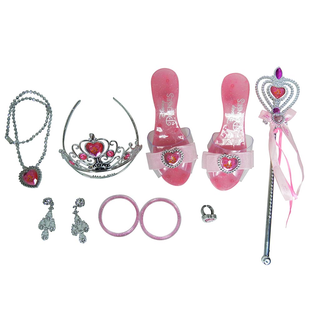 set de accesorios disney princesa con 10 piezas