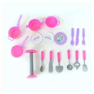 set de cocina disney princesas con 17 piezas