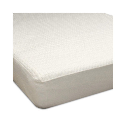 protector de colchon blanco