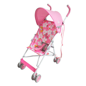 coche paraguas  joy nina color rosado con flores marca bbjoy