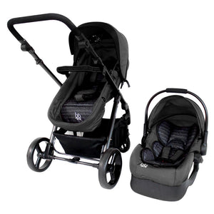 coche travel system 4 en 1 de lujo stylus  color gris marca bbjoy