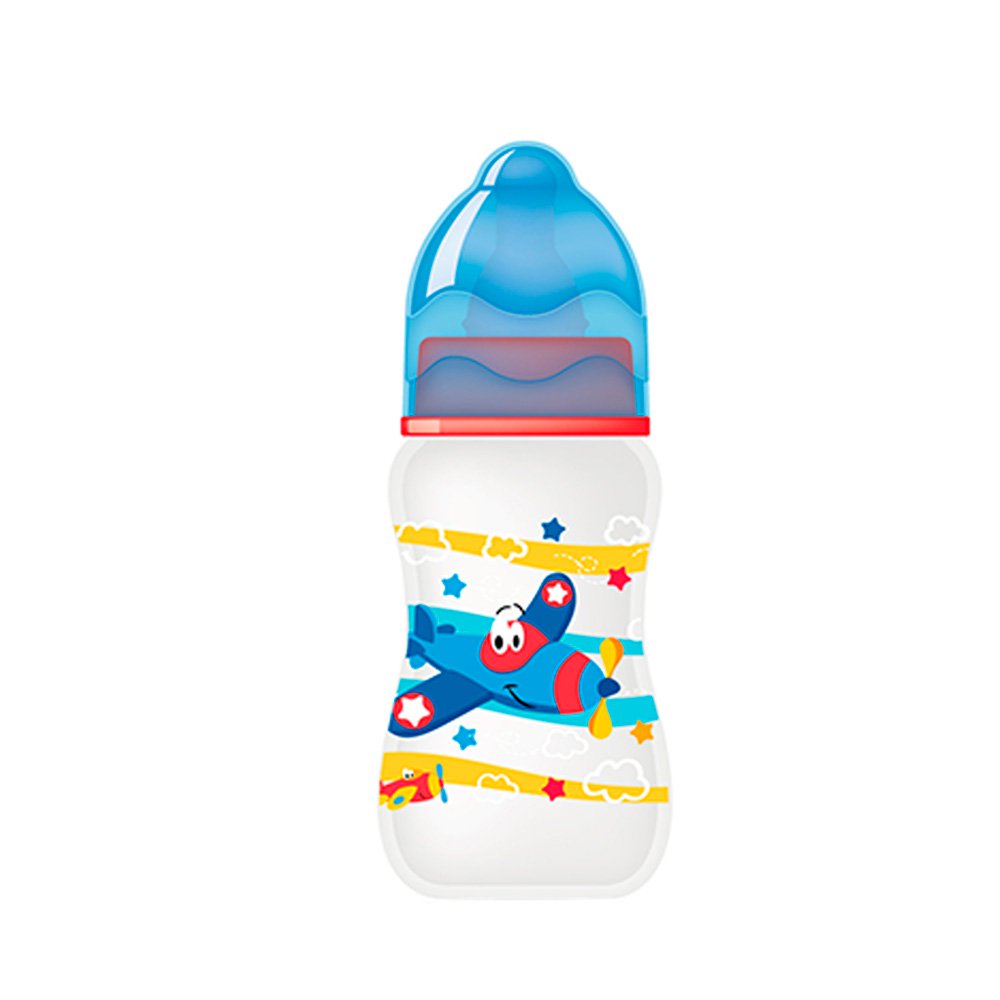 tetero facil agarre 125ml   4oz avion marca bbjoy
