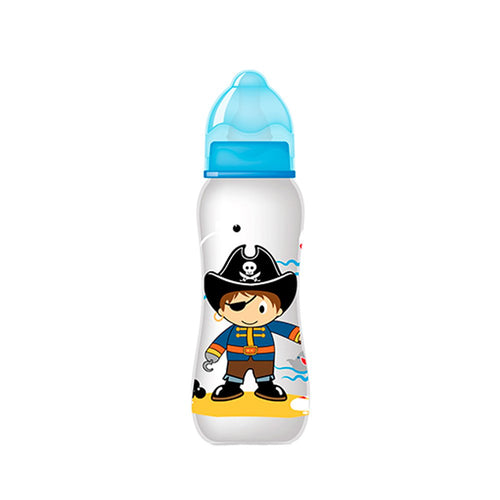 tetero facil agarre 250ml   8oz pirata marca bbjoy